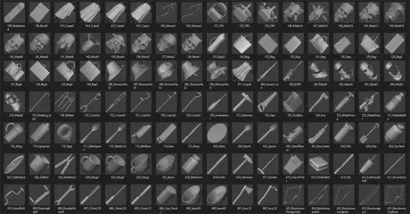 Pose Tool 3D — comic line art draw mode output