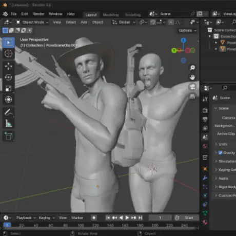 Pose Tool 3D — posing individual fingers and hands