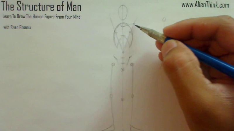 Figure Drawing - Figure Drawing Lesson 002 - Core Structure of the Human Figure - Frame 105
