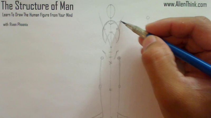 Figure Drawing - Figure Drawing Lesson 002 - Core Structure of the Human Figure - Frame 108