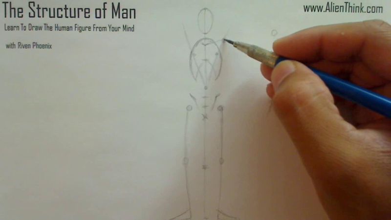 Figure Drawing - Figure Drawing Lesson 002 - Core Structure of the Human Figure - Frame 109
