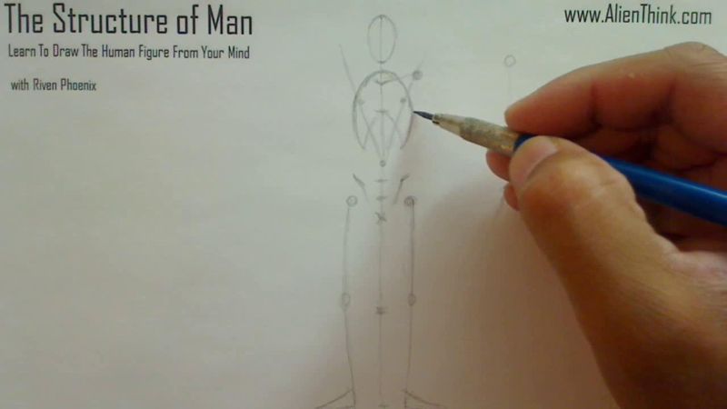 Figure Drawing - Figure Drawing Lesson 002 - Core Structure of the Human Figure - Frame 110