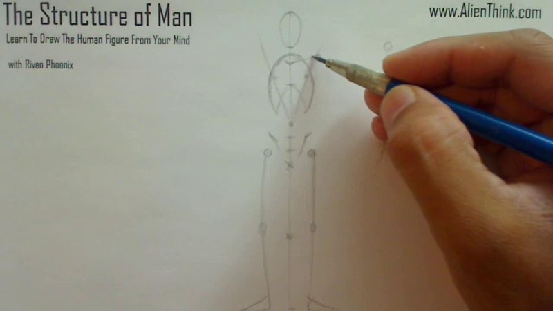 Figure Drawing - Figure Drawing Lesson 002 - Core Structure of the Human Figure - Frame 111