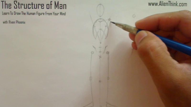 Figure Drawing - Figure Drawing Lesson 002 - Core Structure of the Human Figure - Frame 112