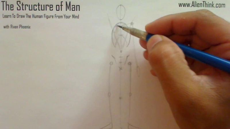 Figure Drawing - Figure Drawing Lesson 002 - Core Structure of the Human Figure - Frame 115