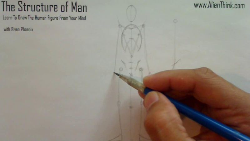 Figure Drawing - Figure Drawing Lesson 002 - Core Structure of the Human Figure - Frame 117