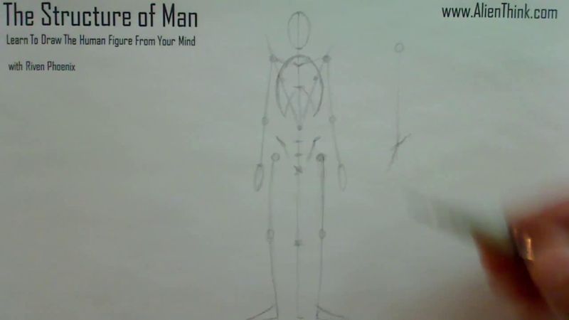 Figure Drawing - Figure Drawing Lesson 002 - Core Structure of the Human Figure - Frame 120