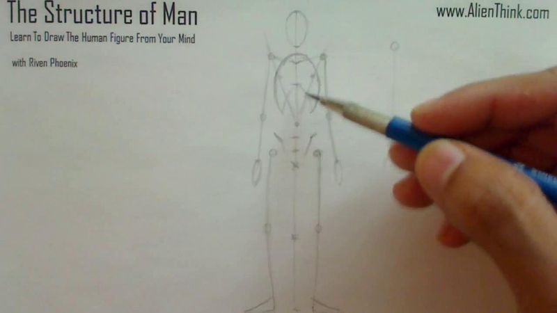 Figure Drawing - Figure Drawing Lesson 002 - Core Structure of the Human Figure - Frame 129