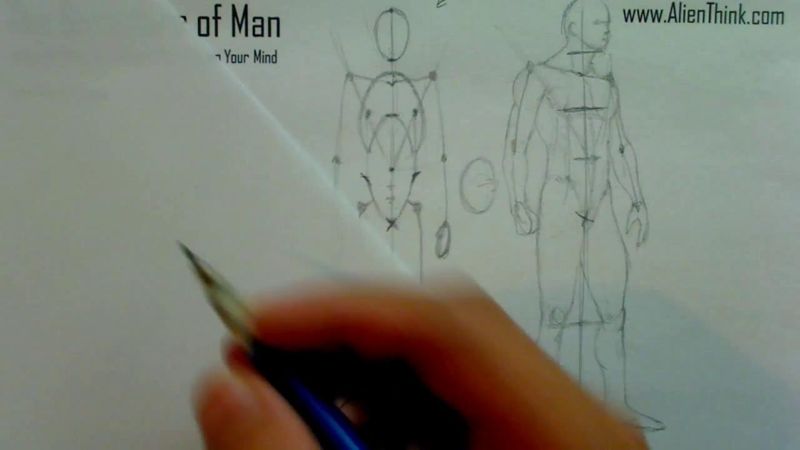 Figure Drawing - Figure Drawing Lesson 002 - Core Structure of the Human Figure - Frame 14
