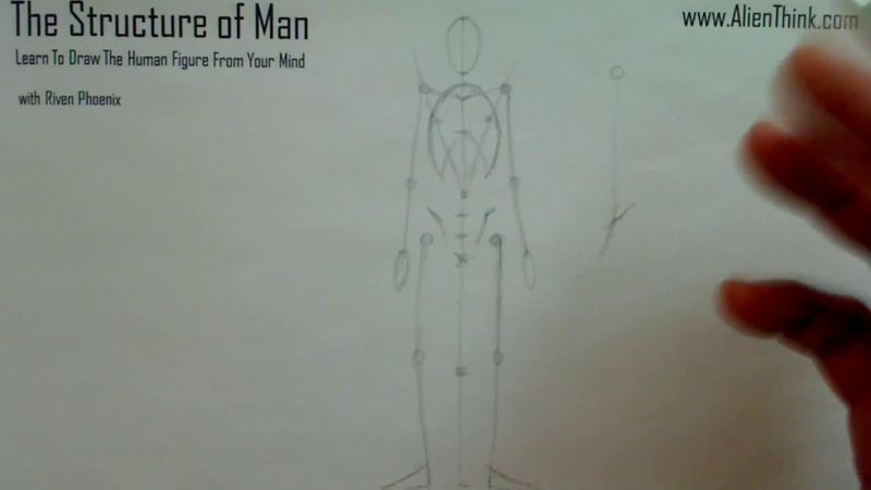 Figure Drawing - Figure Drawing Lesson 002 - Core Structure of the Human Figure - Frame 131