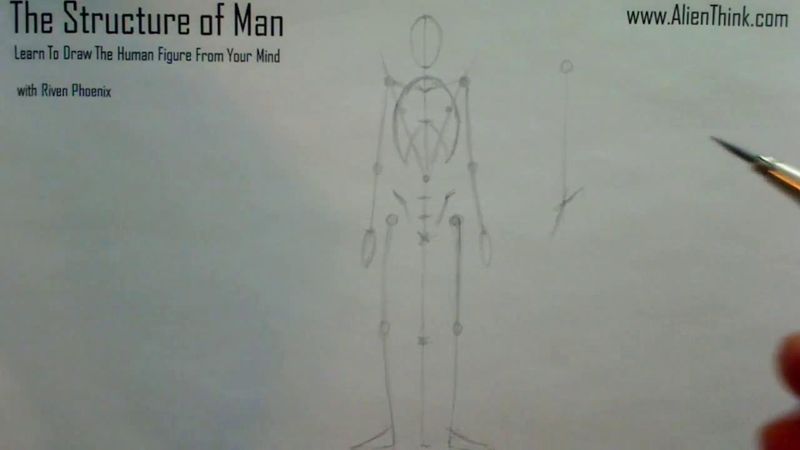 Figure Drawing - Figure Drawing Lesson 002 - Core Structure of the Human Figure - Frame 133