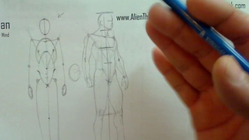 Figure Drawing - Figure Drawing Lesson 002 - Core Structure of the Human Figure - Frame 134