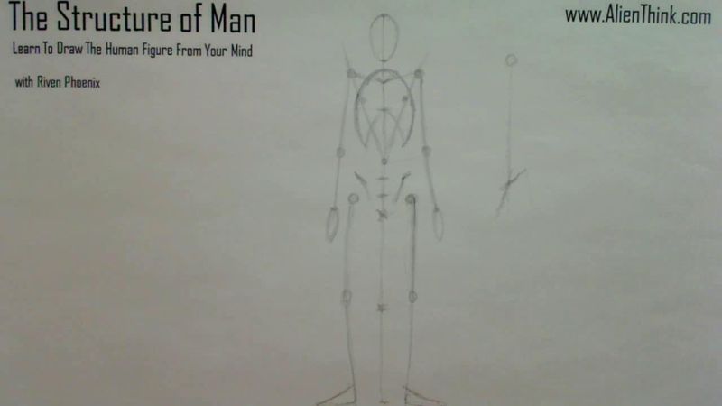 Figure Drawing - Figure Drawing Lesson 002 - Core Structure of the Human Figure - Frame 137