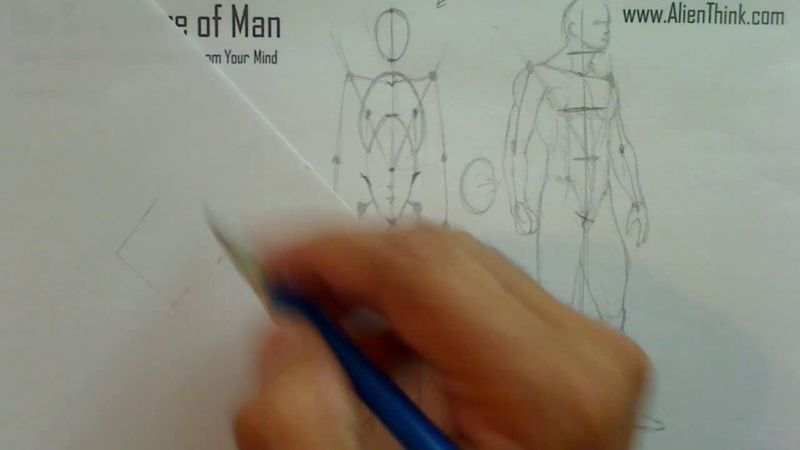 Figure Drawing - Figure Drawing Lesson 002 - Core Structure of the Human Figure - Frame 15