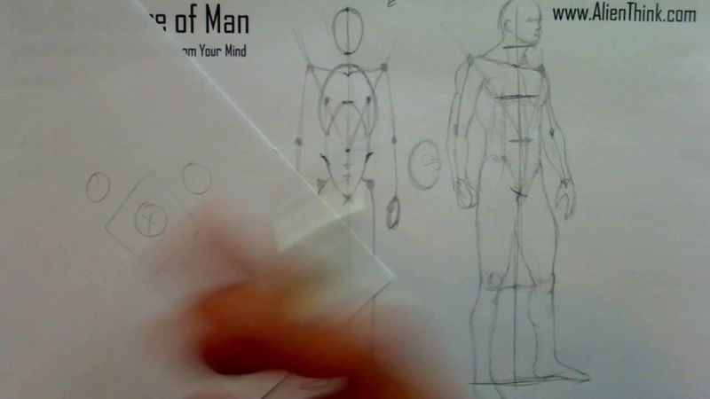 Figure Drawing - Figure Drawing Lesson 002 - Core Structure of the Human Figure - Frame 17