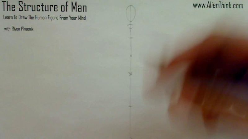 Figure Drawing - Figure Drawing Lesson 002 - Core Structure of the Human Figure - Frame 44