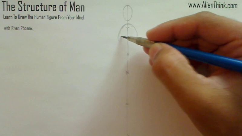 Figure Drawing - Figure Drawing Lesson 002 - Core Structure of the Human Figure - Frame 48