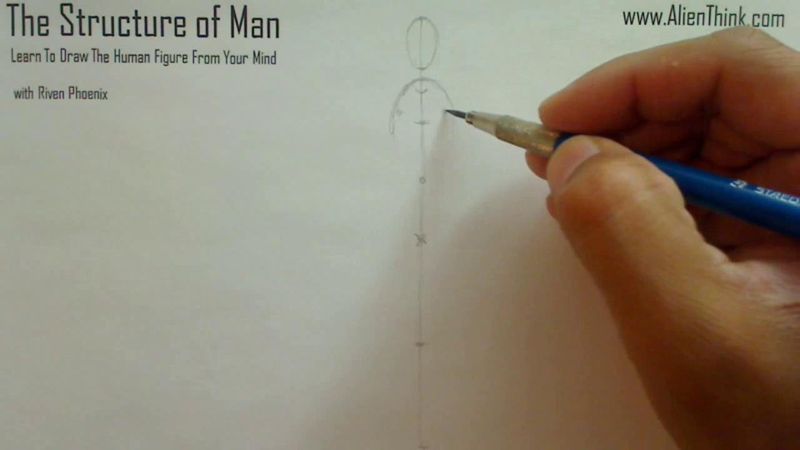 Figure Drawing - Figure Drawing Lesson 002 - Core Structure of the Human Figure - Frame 52