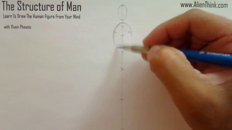 Figure Drawing - Figure Drawing Lesson 002 - Core Structure of the Human Figure - Frame 53