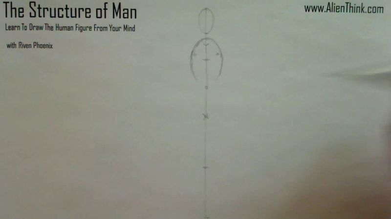 Figure Drawing - Figure Drawing Lesson 002 - Core Structure of the Human Figure - Frame 55