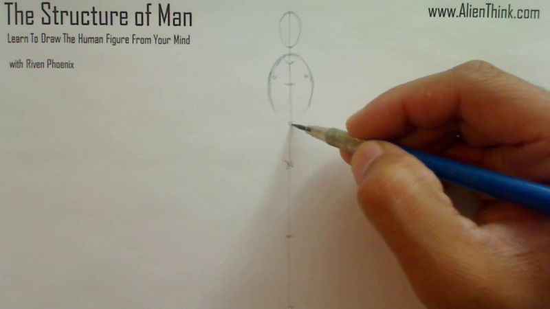 Figure Drawing - Figure Drawing Lesson 002 - Core Structure of the Human Figure - Frame 56