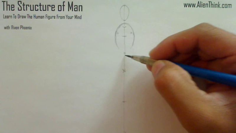 Figure Drawing - Figure Drawing Lesson 002 - Core Structure of the Human Figure - Frame 57