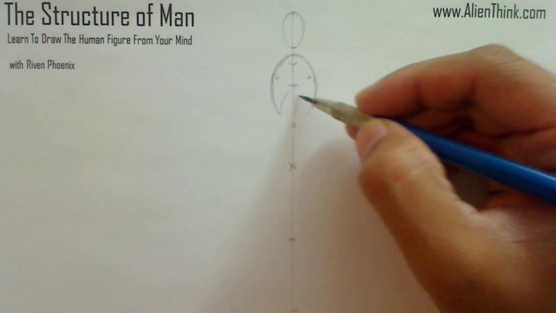 Figure Drawing - Figure Drawing Lesson 002 - Core Structure of the Human Figure - Frame 58