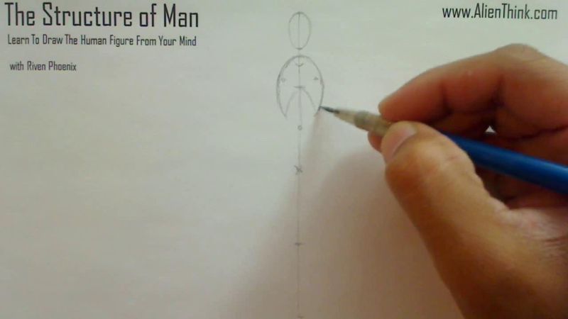 Figure Drawing - Figure Drawing Lesson 002 - Core Structure of the Human Figure - Frame 59