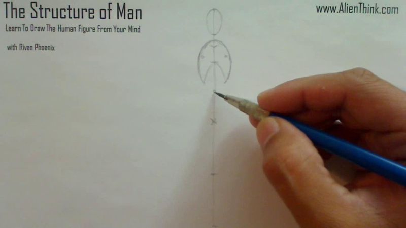 Figure Drawing - Figure Drawing Lesson 002 - Core Structure of the Human Figure - Frame 61
