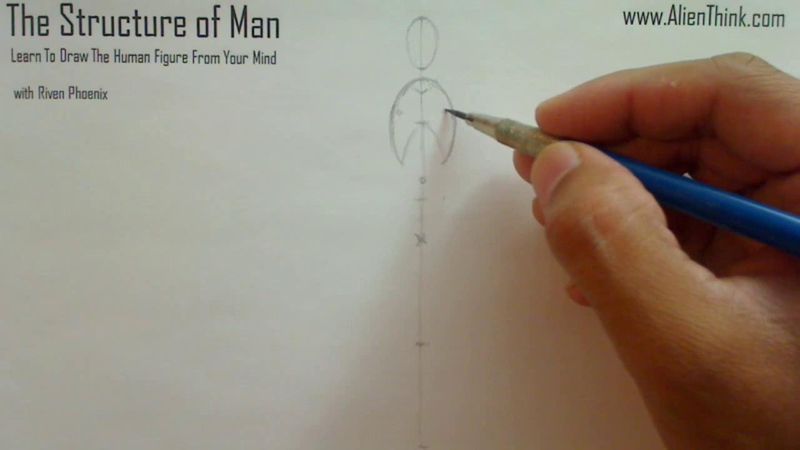 Figure Drawing - Figure Drawing Lesson 002 - Core Structure of the Human Figure - Frame 65