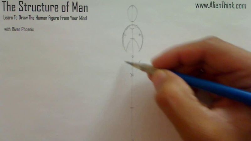Figure Drawing - Figure Drawing Lesson 002 - Core Structure of the Human Figure - Frame 66