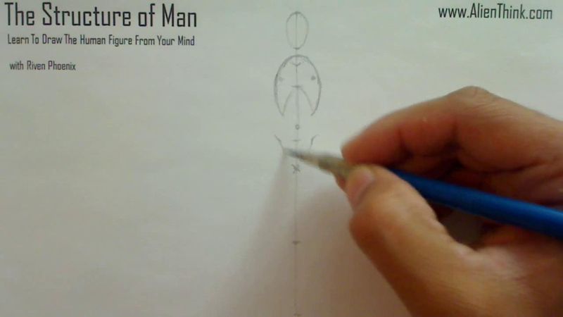 Figure Drawing - Figure Drawing Lesson 002 - Core Structure of the Human Figure - Frame 67