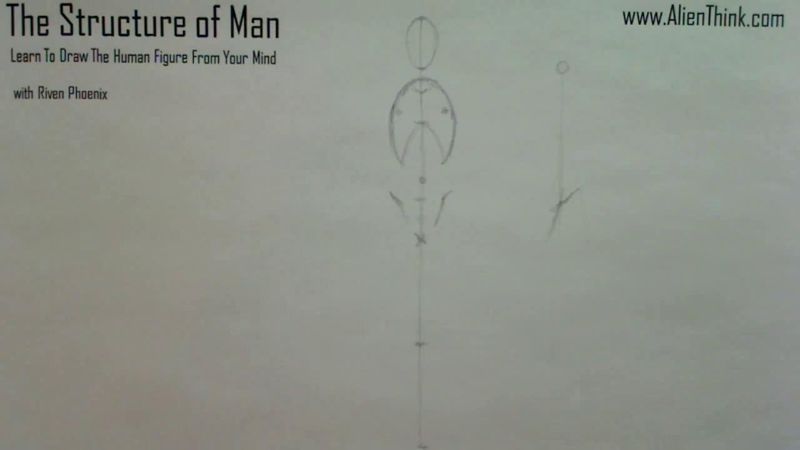 Figure Drawing - Figure Drawing Lesson 002 - Core Structure of the Human Figure - Frame 76
