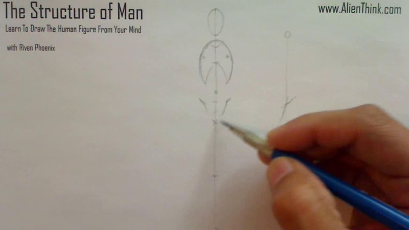 Figure Drawing - Figure Drawing Lesson 002 - Core Structure of the Human Figure - Frame 79