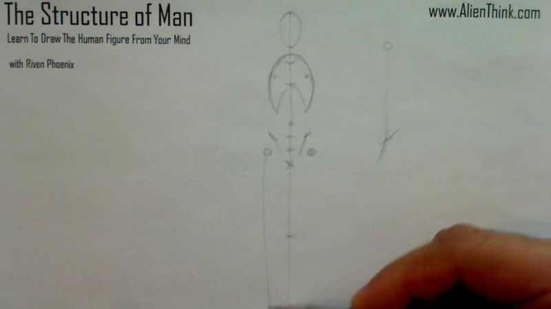 Figure Drawing - Figure Drawing Lesson 002 - Core Structure of the Human Figure - Frame 87
