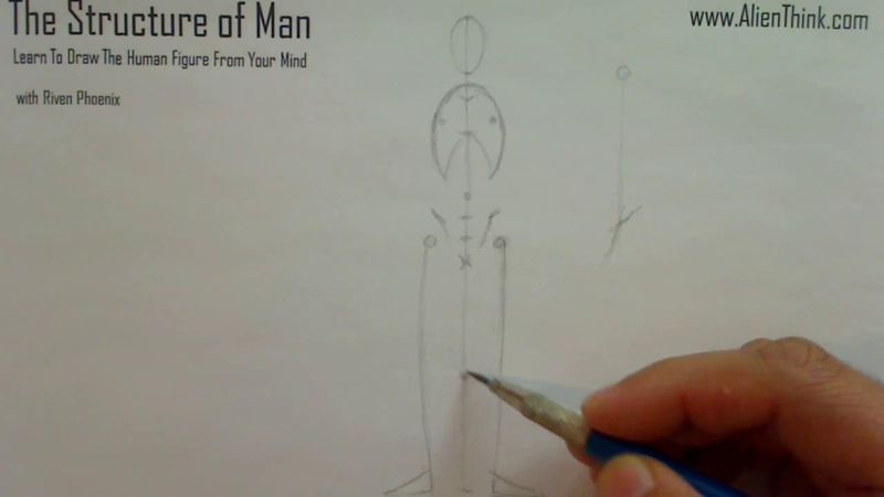 Figure Drawing - Figure Drawing Lesson 002 - Core Structure of the Human Figure - Frame 95